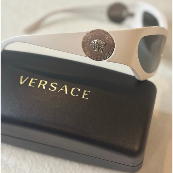 Versace VE4450 Cat Eye White Sunglasses - New In Box main image 6
